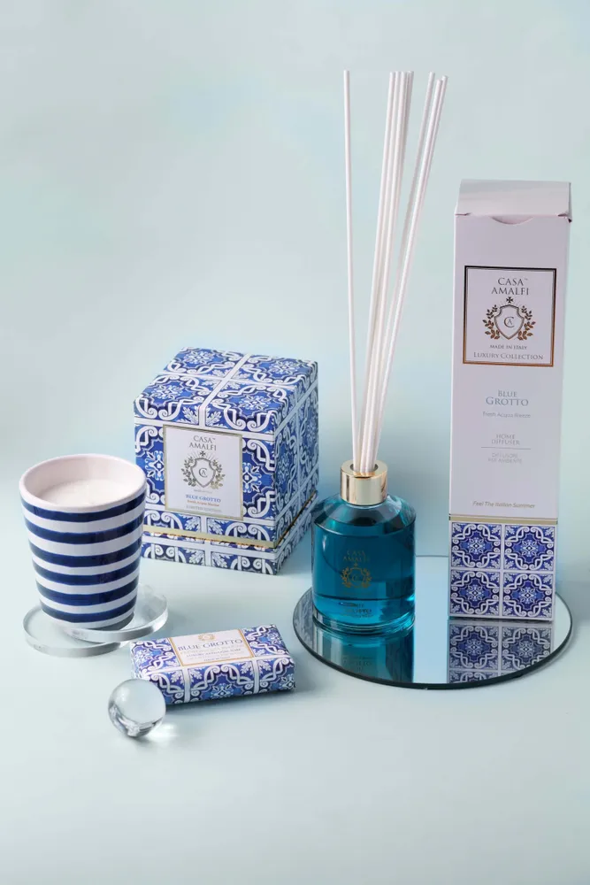 Parfums pour soi et eaux de toilette - BLUE GROTTO DIFFUSEUR D'INTÉRIEUR - Fraîcheur Acqua Marine 250ml - CASA AMALFI
