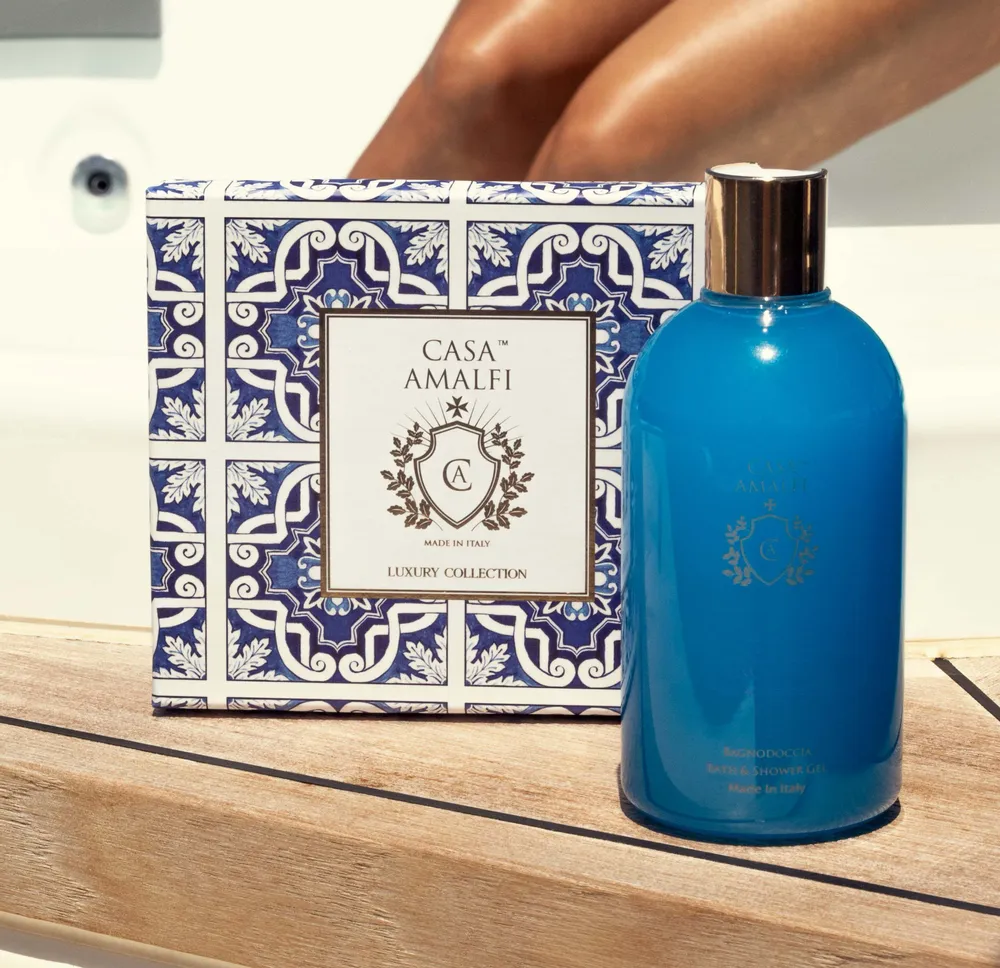 Parfums pour soi et eaux de toilette - BLUE GROTTO GEL DOUCHE - Fraîcheur Acqua Marine 500ml - CASA AMALFI
