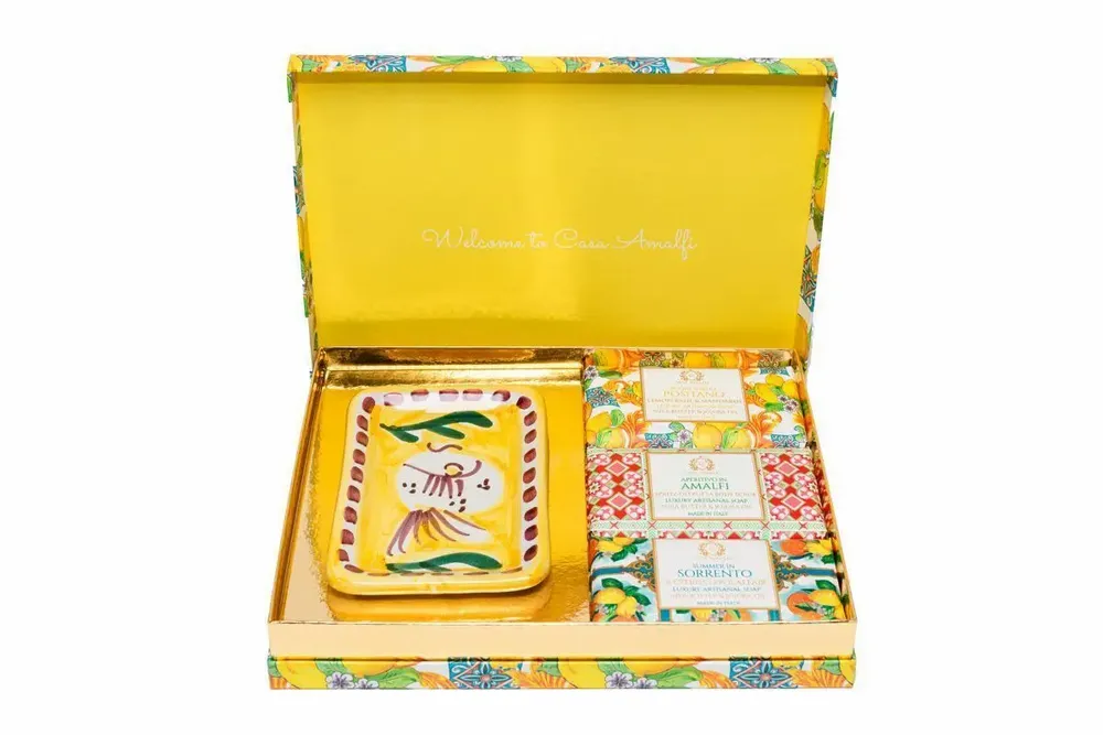 Parfums pour soi et eaux de toilette - LEMON MAIOLICA - Coffret 3 Savons - CASA AMALFI