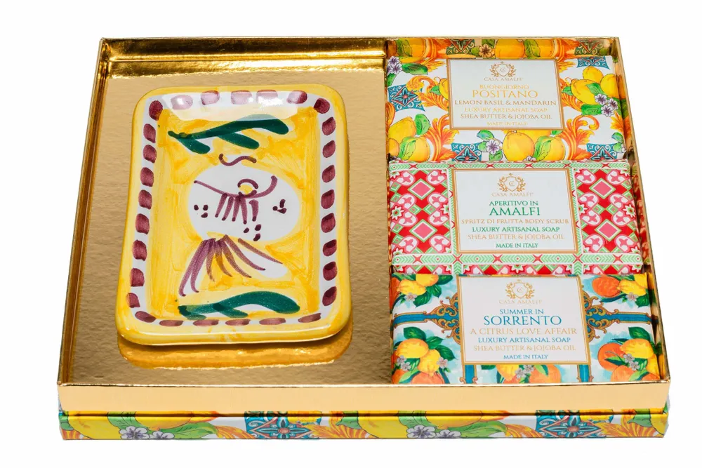 Parfums pour soi et eaux de toilette - LEMON MAIOLICA - Coffret 3 Savons - CASA AMALFI