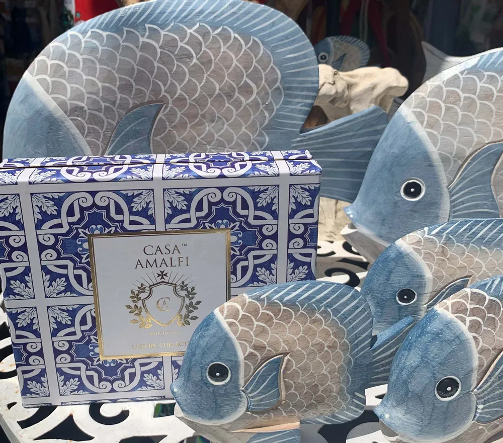 Parfums pour soi et eaux de toilette - BLUE MAIOLICA - Coffret 3 Savons - CASA AMALFI