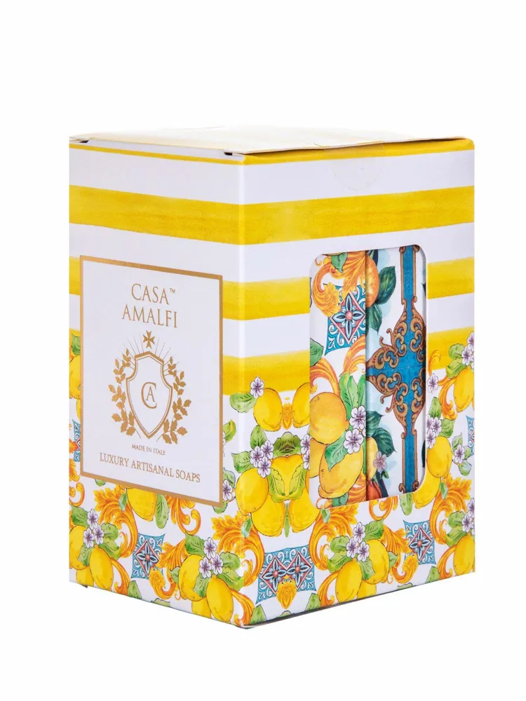 Parfums pour soi et eaux de toilette - BUONGIORNO POSITANO - Coffret 2 Savons - CASA AMALFI