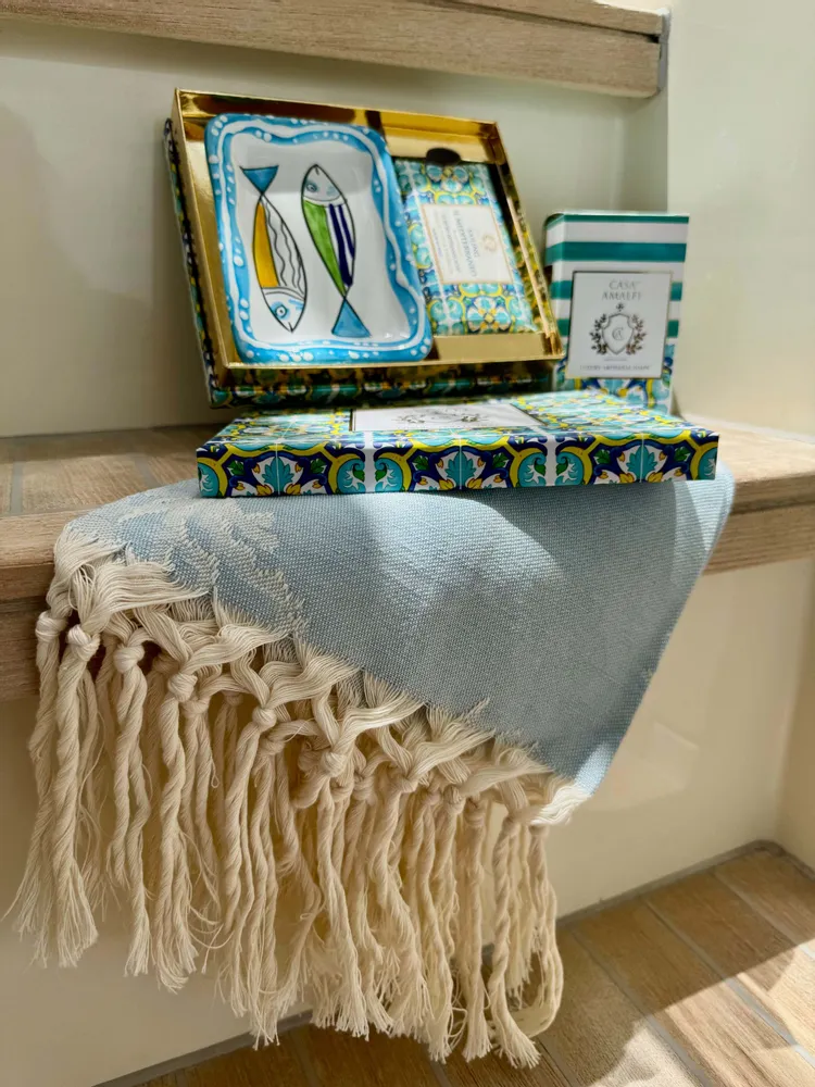 Parfums pour soi et eaux de toilette - ACQUA MARINA FRANGE - Set de Serviettes d'Invités - CASA AMALFI