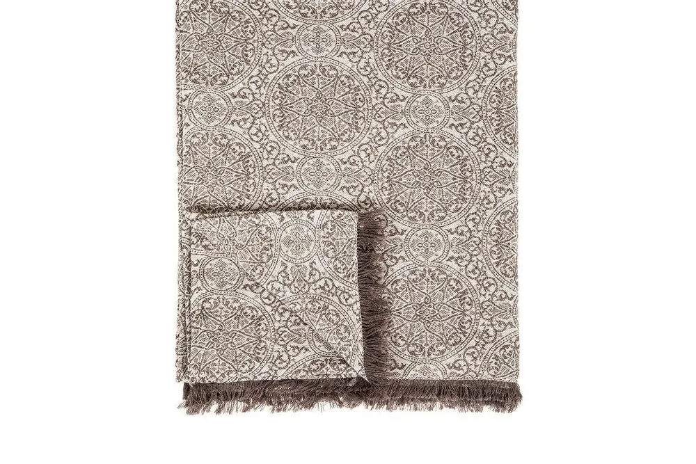 Fragrance for women & men - BROWN MOSAIC PLAID-THROW - CASA AMALFI