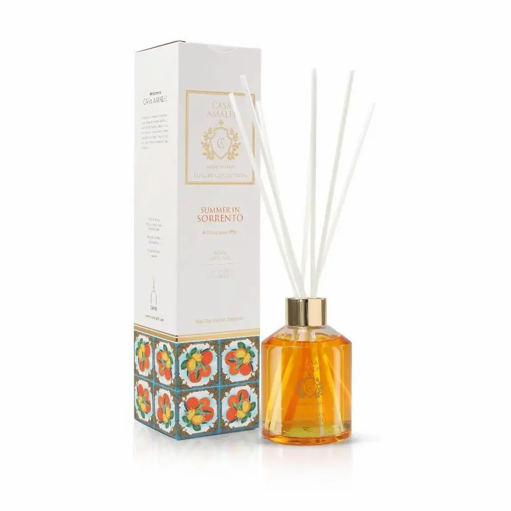 Parfums pour soi et eaux de toilette - SUMMER IN SORRENTO DIFFUSEUR D'INTÉRIEUR - Une Idylle Citronnée 250ml - CASA AMALFI