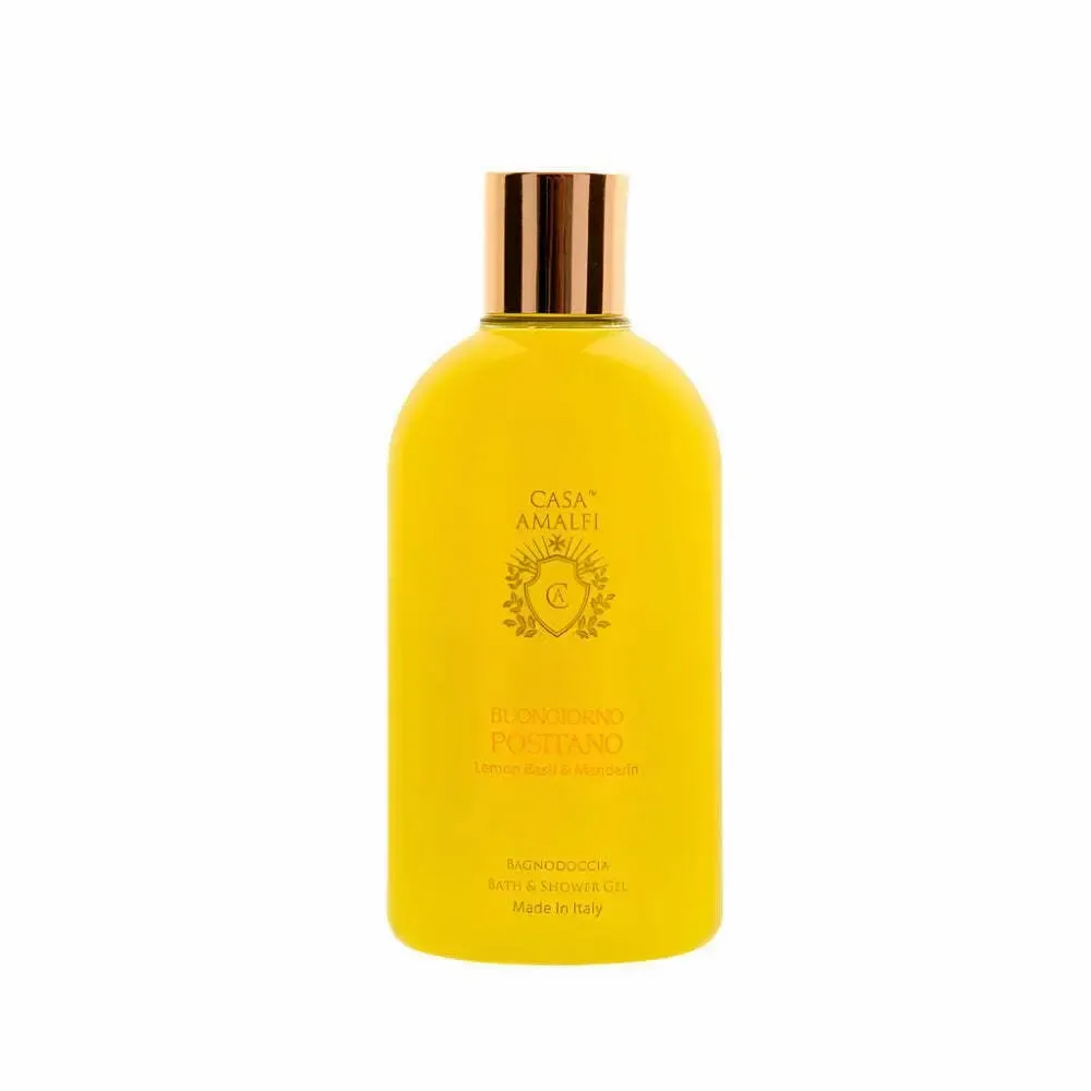 Parfums pour soi et eaux de toilette - BUONGIORNO POSITANO GEL DOUCHE - Citron, Basilic & Mandarine 500ml - CASA AMALFI