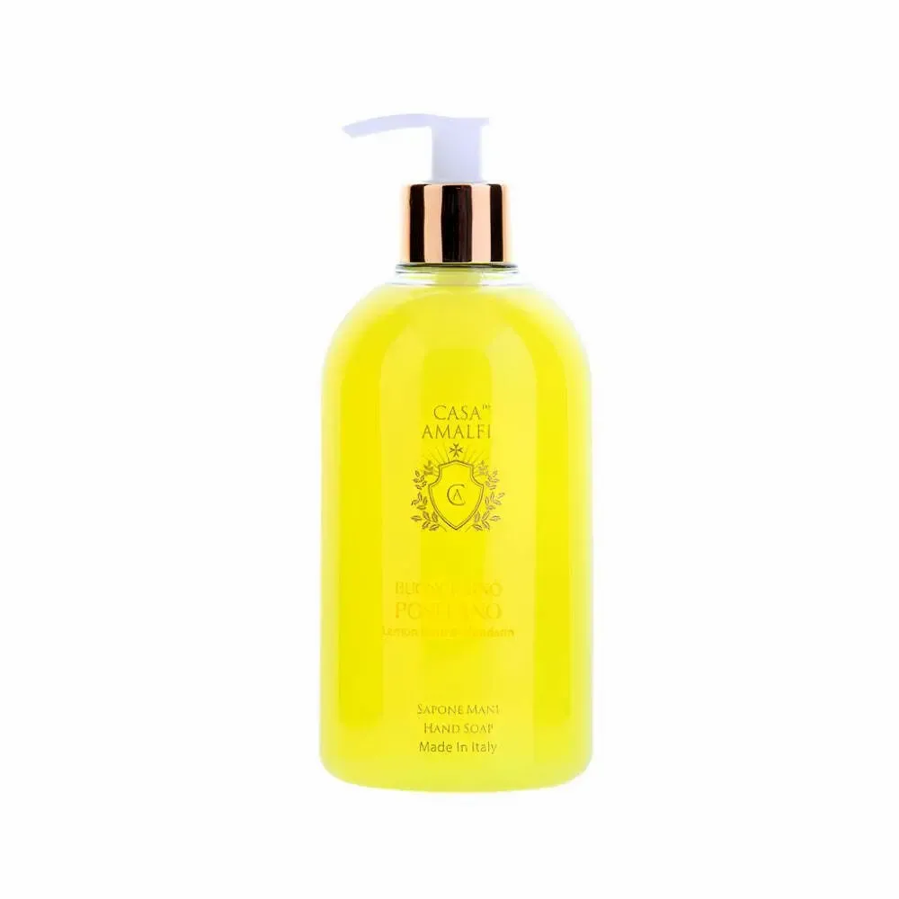 Fragrance for women & men - BUONGIORNO POSITANO HAND WASH - Lemon Basil & Mandarin 500ml - CASA AMALFI
