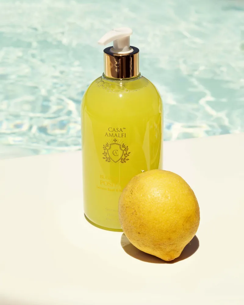 Fragrance for women & men - BUONGIORNO POSITANO HAND WASH - Lemon Basil & Mandarin 500ml - CASA AMALFI