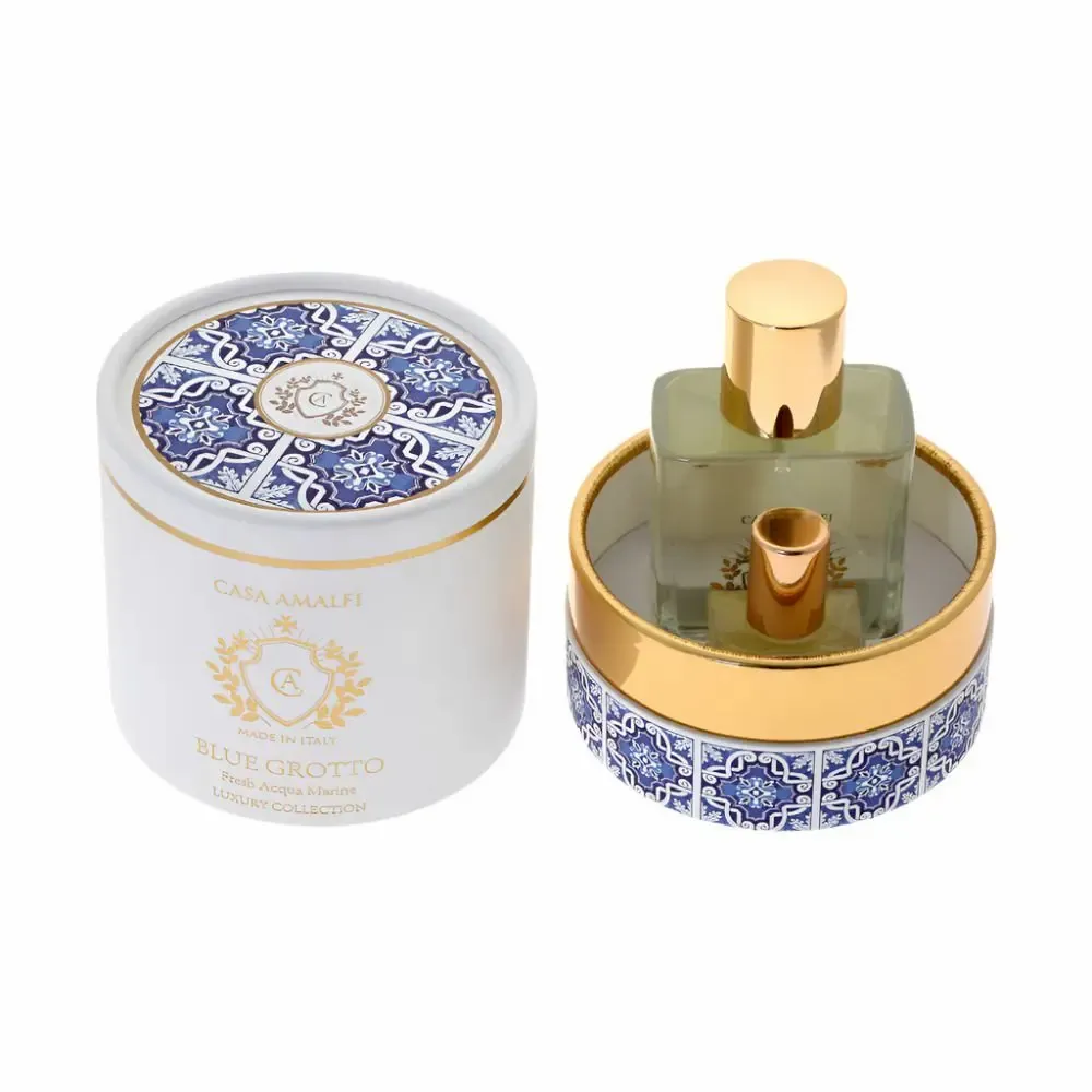 Parfums pour soi et eaux de toilette - BLUE GROTTO - Spray 50ml & Roll-on Huile Pure 10ml - CASA AMALFI