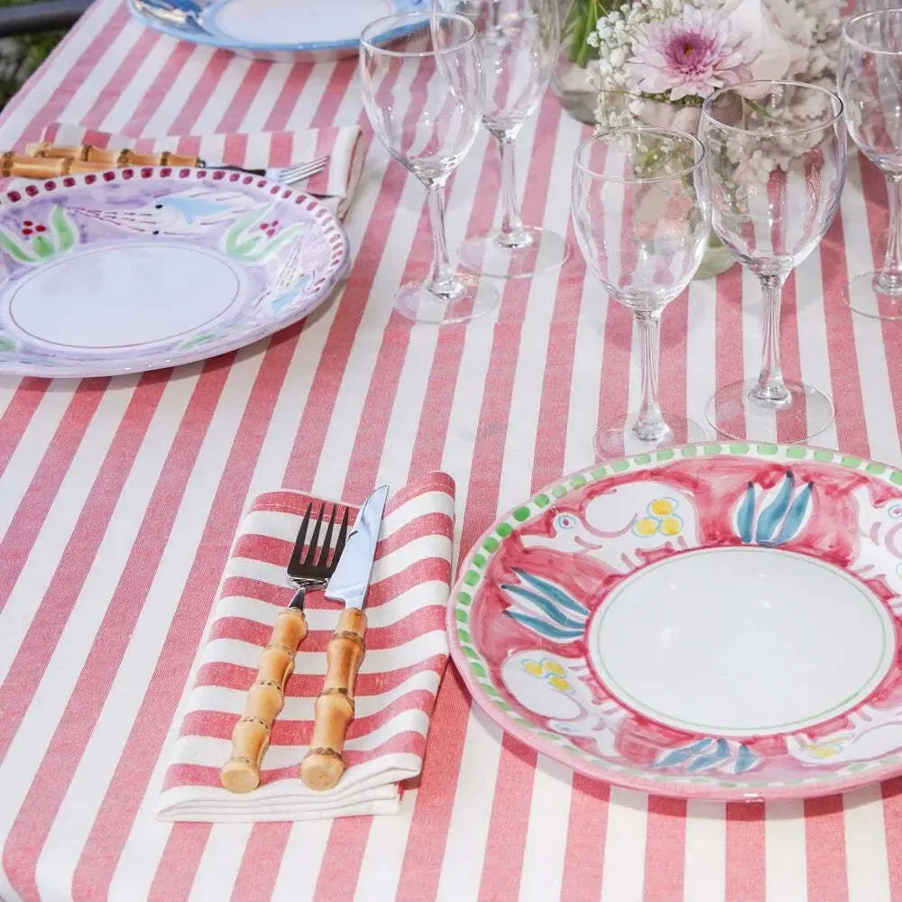 Fragrance for women & men - ANIMALETTI HAND PAINTED DINNER PLATES - Set of 6 - CASA AMALFI