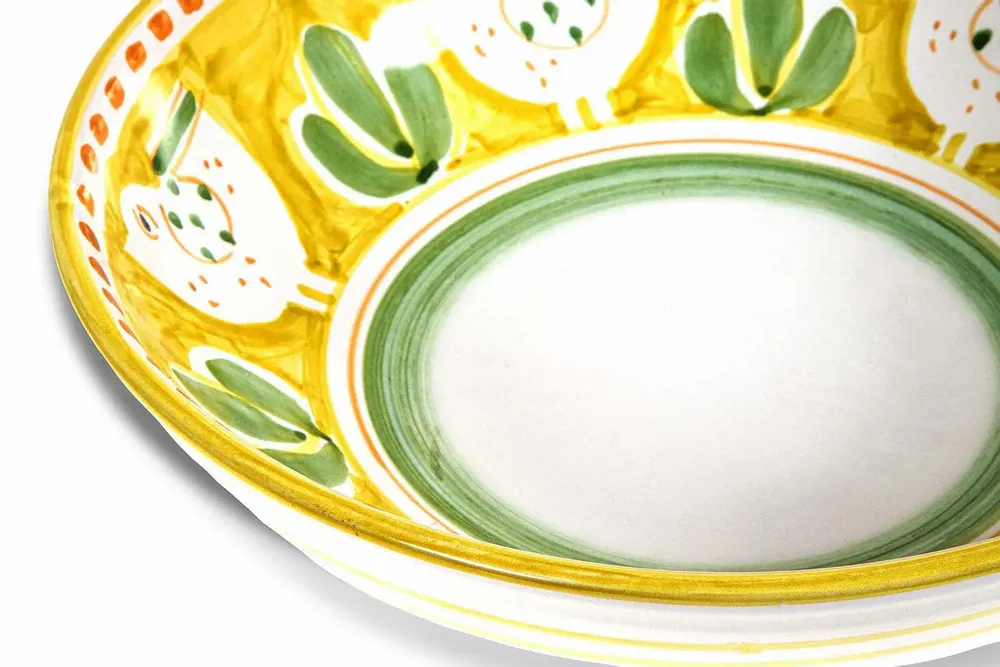 Fragrance for women & men - YELLOW PULCINO SALAD BOWL - 26cm - CASA AMALFI