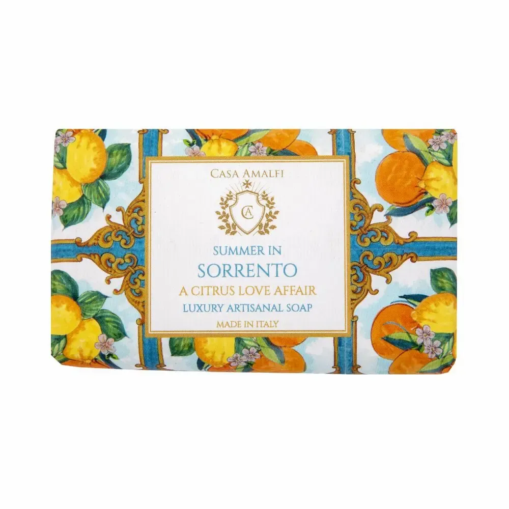 Fragrance for women & men - SUMMER IN SORRENTO BODY SOAP - A Citrus Love Affair 150g - CASA AMALFI