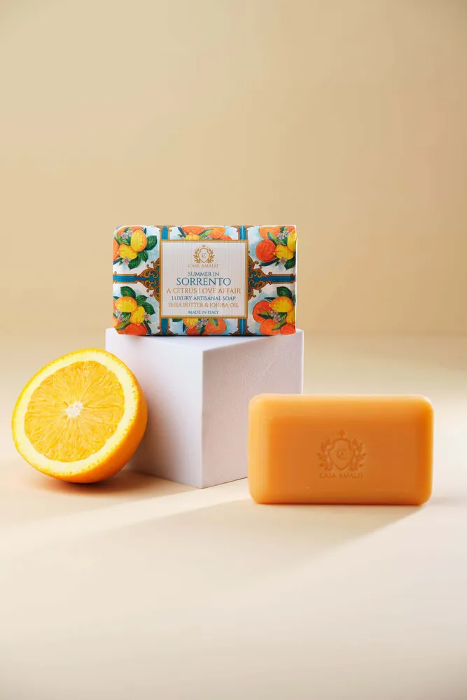 Fragrance for women & men - SUMMER IN SORRENTO BODY SOAP - A Citrus Love Affair 150g - CASA AMALFI