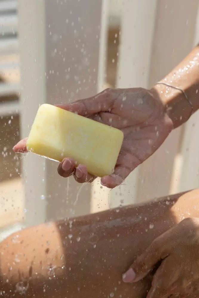 Fragrance for women & men - BUONGIORNO POSITANO BODY SOAP - Lemon Basil & Mandarin 150g - CASA AMALFI