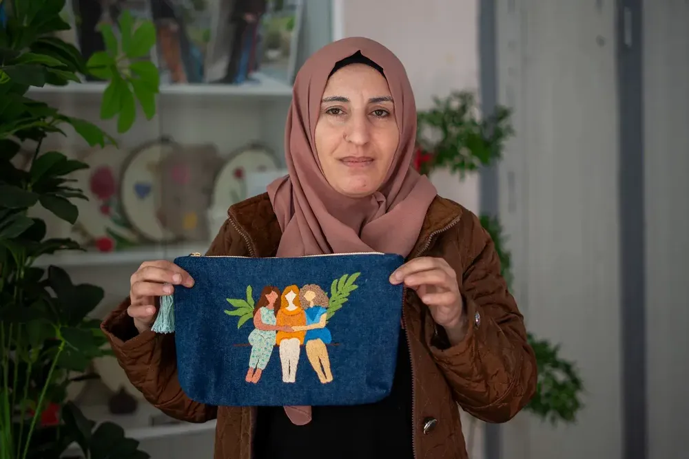Bags and totes - Handmade Sisterhood Pouch - UNHCR/MADE51