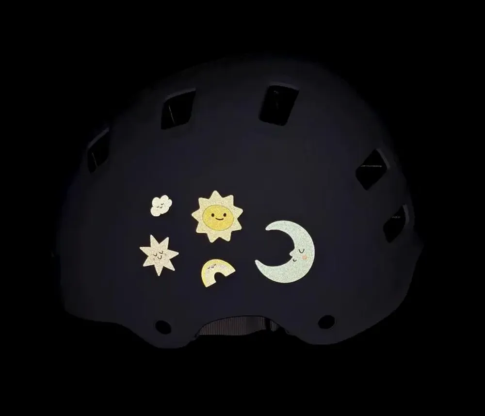 Children's arts and crafts - Sheet of reflective stickers for urban mobility at night - STICK ME BABY