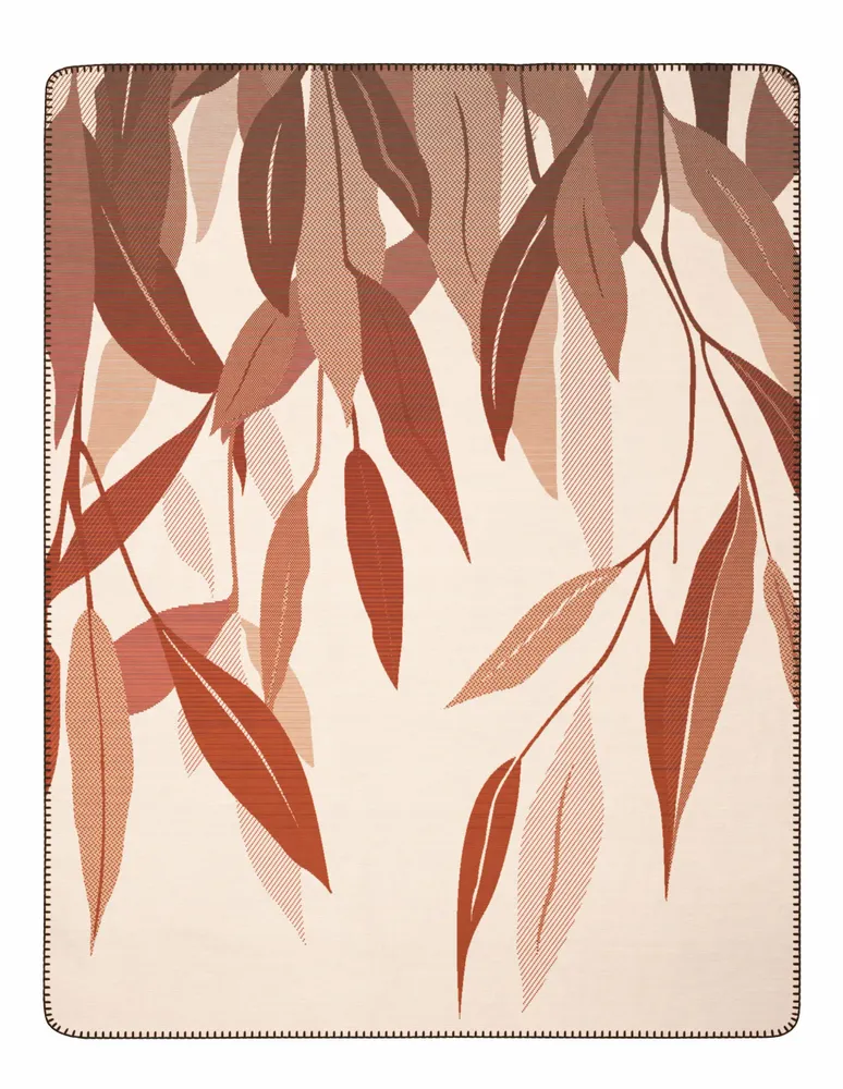 Plaids - Couverture Ember Leaves - BIEDERLACK