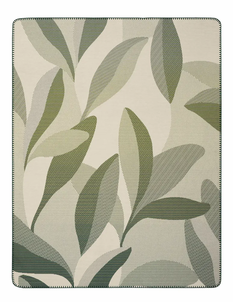 Throw blankets - Blabket Forest Leaves - BIEDERLACK