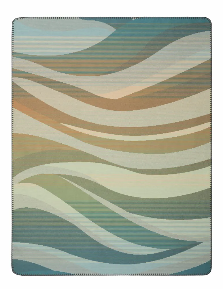 Throw blankets - Blanket Nordic Flow - BIEDERLACK