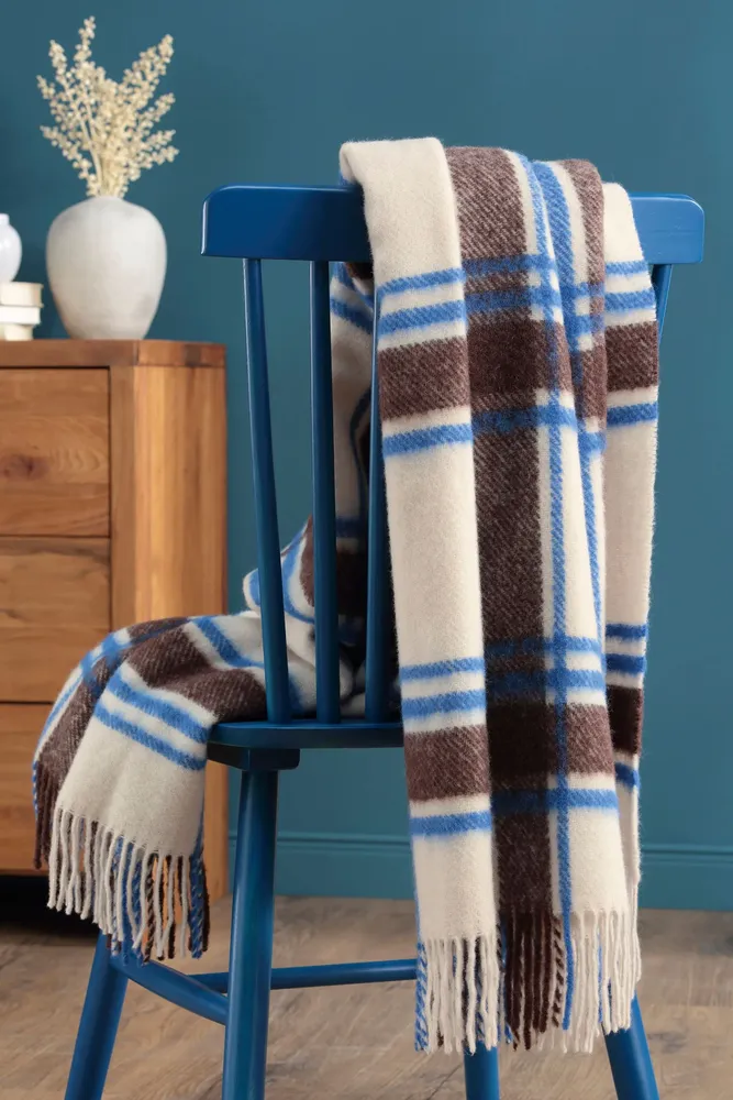 Throw blankets - Throw Arctic Check - BIEDERLACK