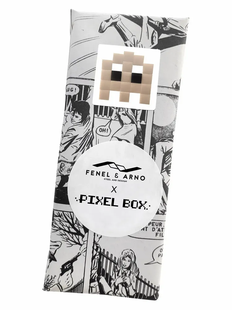Stained glass decoration - Decorative adhesive glass mosaic ghost #01 - PIXELBOX