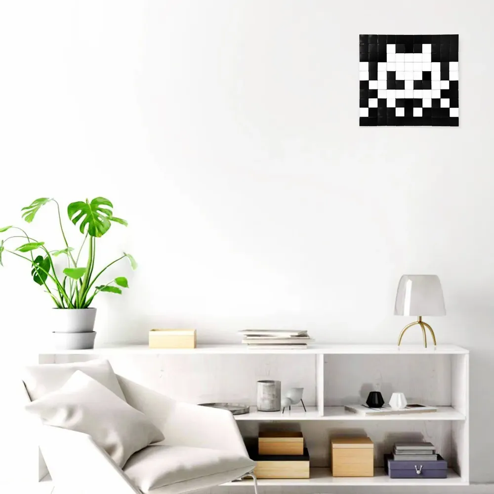 Stained glass decoration - Decorative adhesive glass mosaic invaders 10 - PIXELBOX
