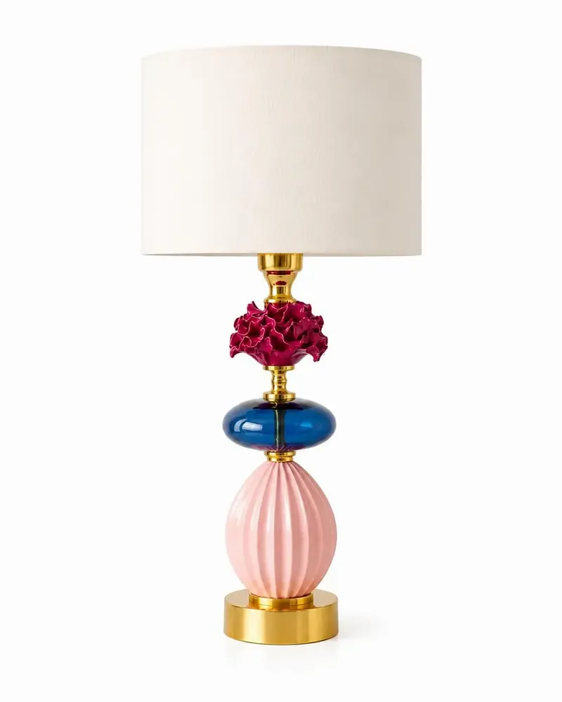 Lampes à poser - Lampe artisanale Alba Rose - DASTHAA