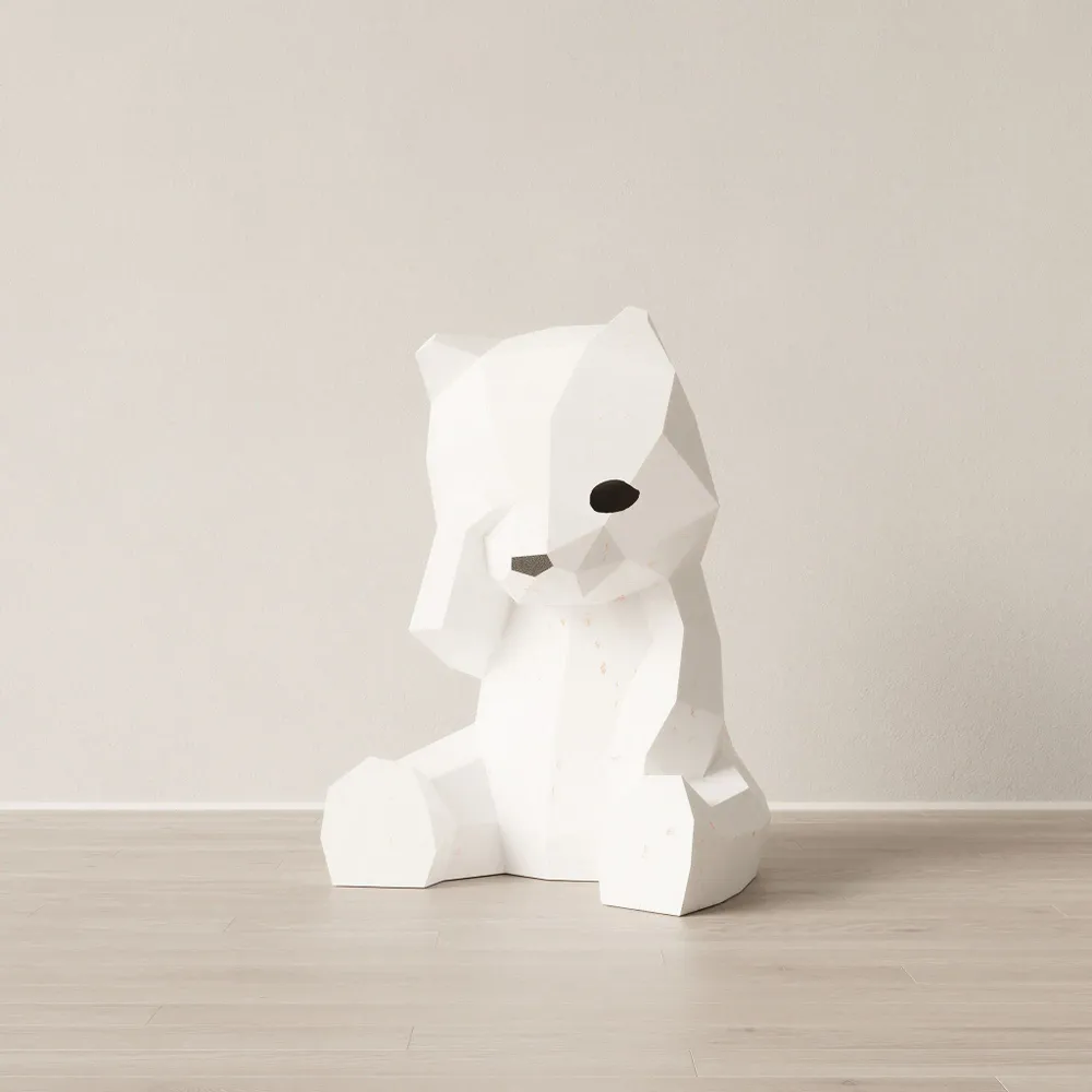 Children's lighting - Paper bear night light DIY kits - MOKI MOKI