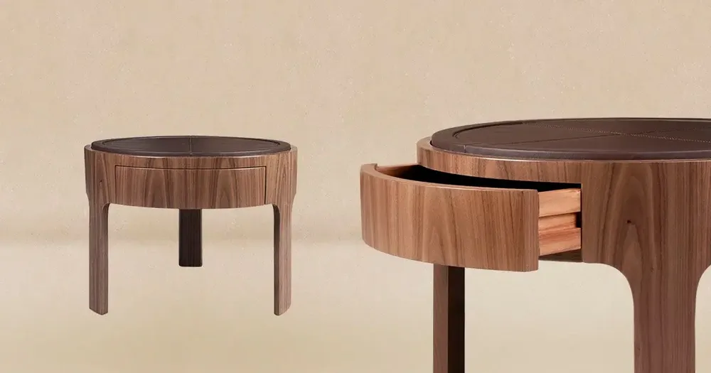 Night tables - Churchill Bedside Table Handmade by Wood Tailors Club - WOOD TAILORS CLUB