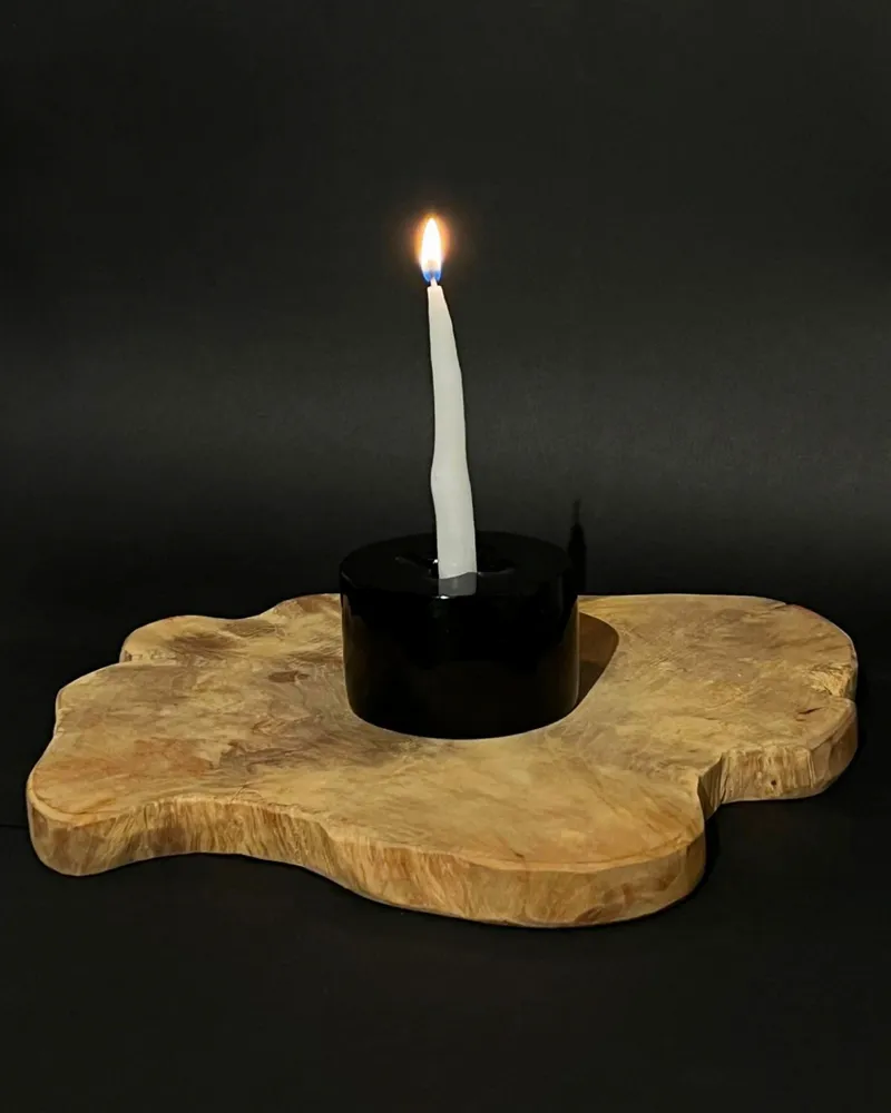 Art glass - Glass candle holder - MANON COUSIN