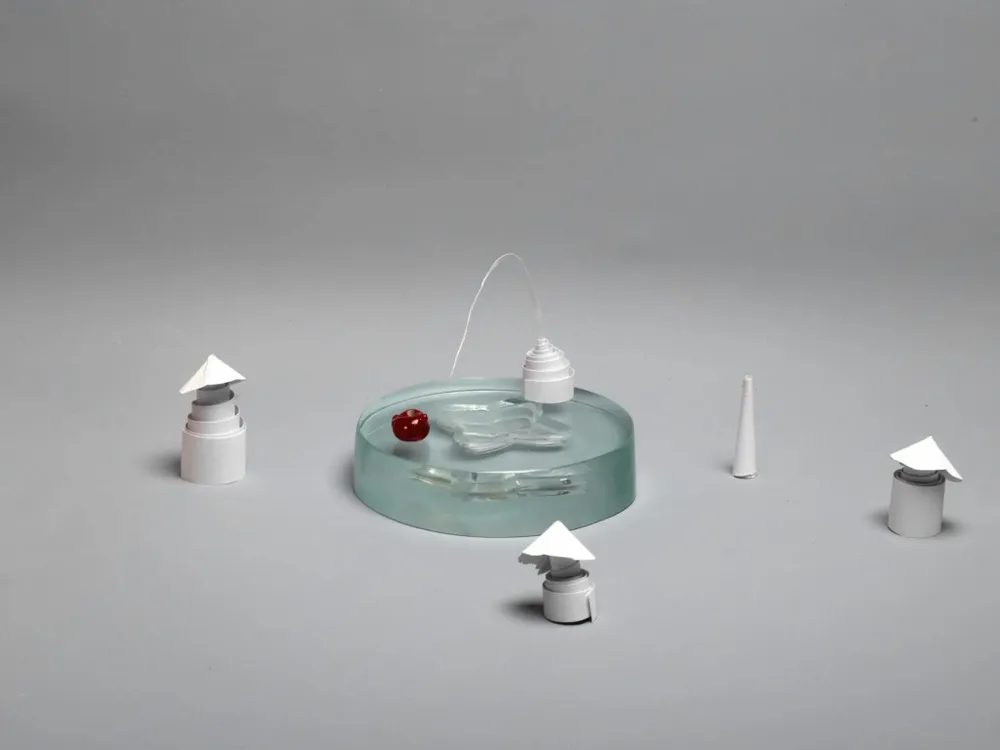 Art glass - Glass candle holder - MANON COUSIN