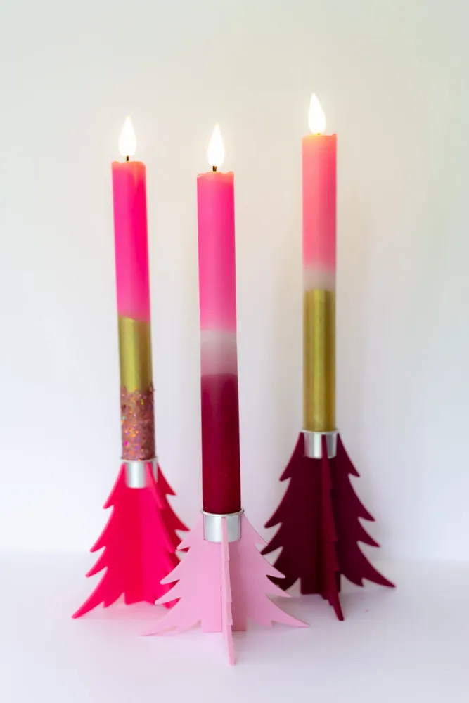 Table lamps - Hand-Dipped LED Dinner Candles - BONLIFESTYLE