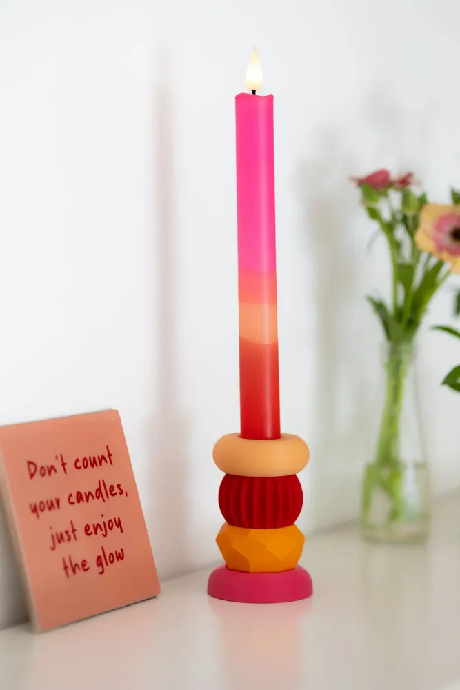Table lamps - Hand-Dipped LED Dinner Candles - BONLIFESTYLE