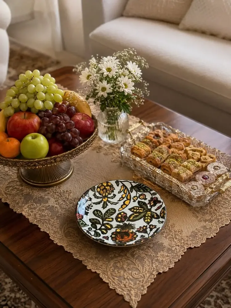 Assiettes de réception - Petite assiette - Collection Jardin Persan - DASTHAA