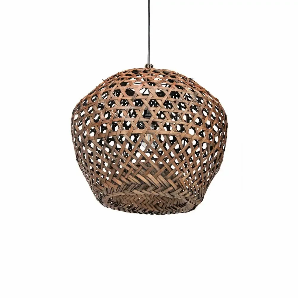 Outdoor hanging lights - Hanging Lamp Bombay Rattan - GOMMAIRE