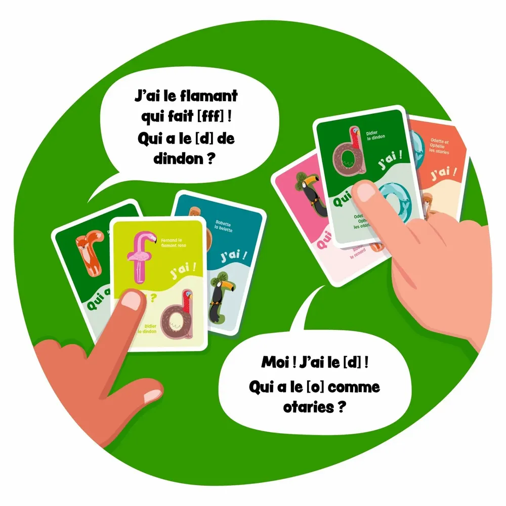 Jeux enfants - Jeu de cartes « J'ai ! Qui a ? » des Zoogotos - ZOOGOTOS