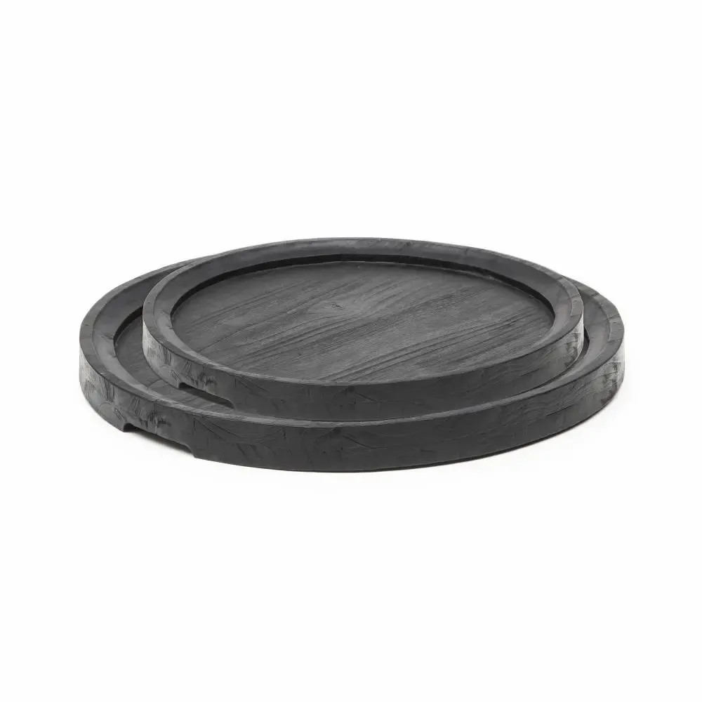 Trays - Round Tray Luna - GOMMAIRE
