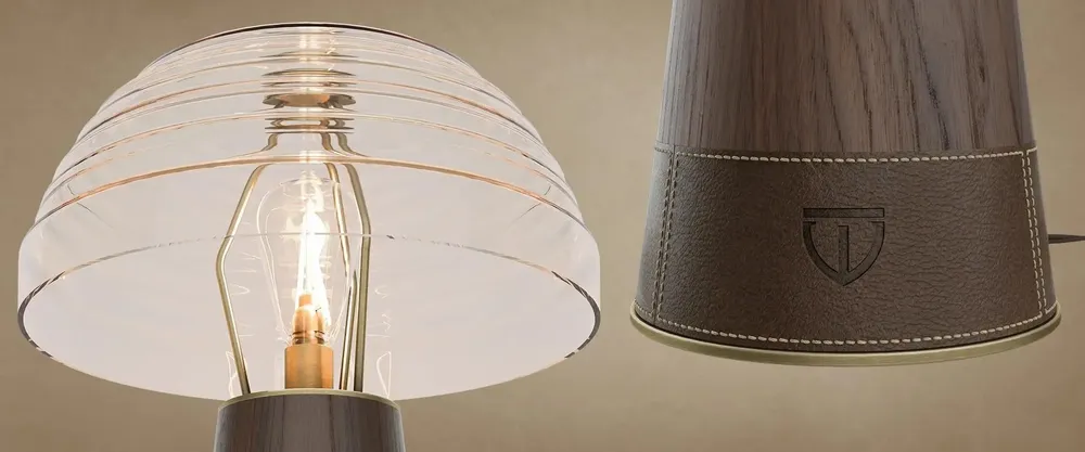 Table lamps - Lloyd II Table Lamp Handmade by Wood Tailors Club - WOOD TAILORS CLUB