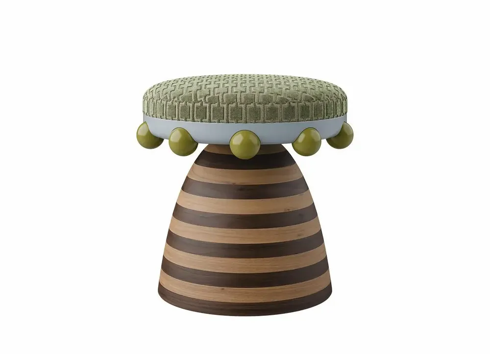 Tabourets - Krom Mea Stool Handmade by Malabar - MALABAR