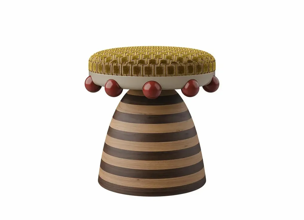 Tabourets - Krom Mea Stool Handmade by Malabar - MALABAR