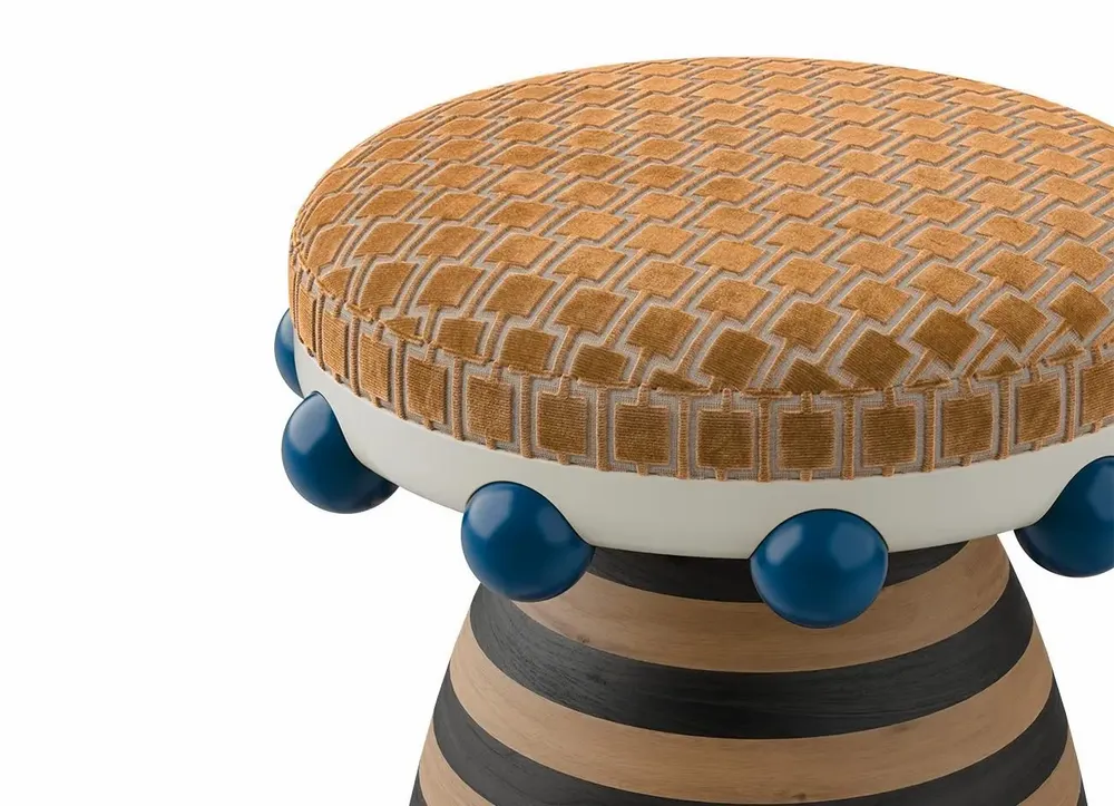 Tabourets - Krom Mea Stool Handmade by Malabar - MALABAR