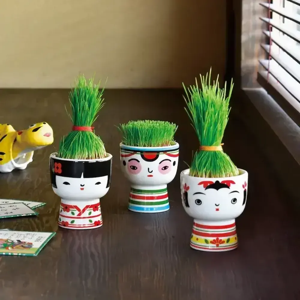 Objets déco enfant - Kokeshi Green - NOTED