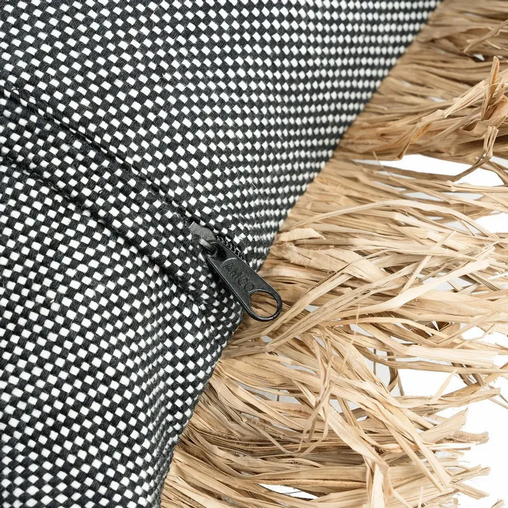 Coussins - Housse De Coussin Cotton Bonita - Noir Naturel - 40x40 - BAZAR BIZAR LIVING