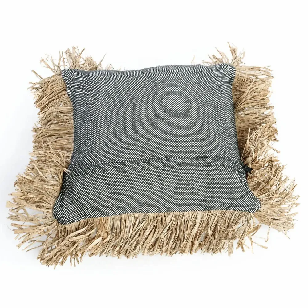 Coussins - Housse De Coussin Cotton Bonita - Noir Naturel - 40x40 - BAZAR BIZAR LIVING
