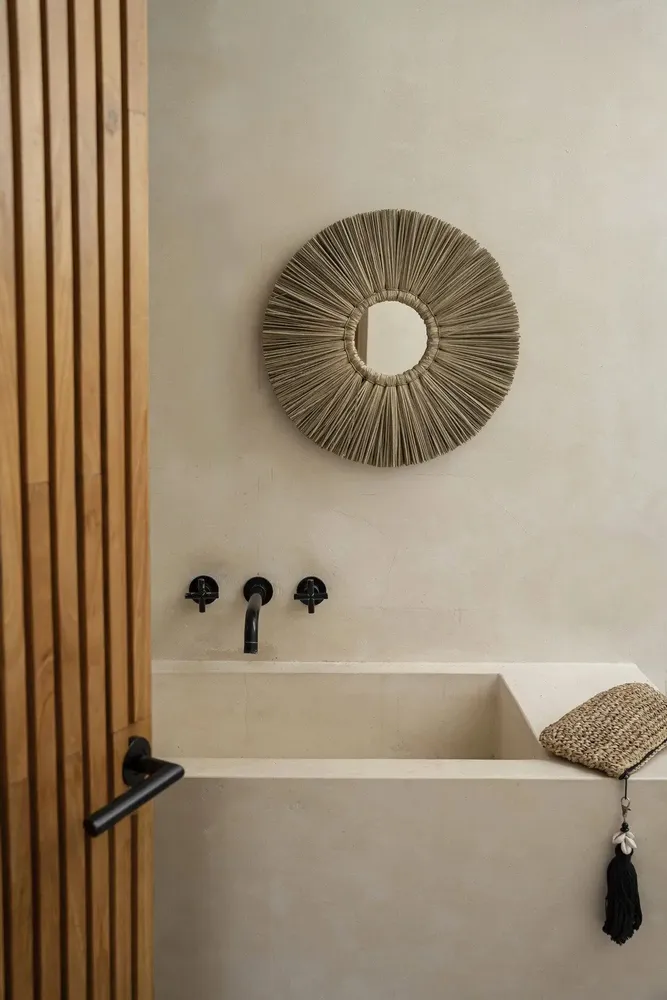 Mirrors - The Alang Alang Mirror - Natural - S - BAZAR BIZAR LIVING