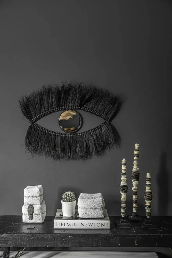 Mirrors - The Black Eye Mirror - Black - BAZAR BIZAR LIVING