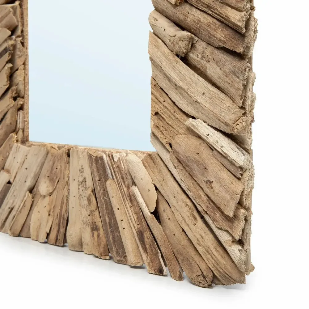 Miroirs - Le Miroir Driftwood Framed - Naturel - M - BAZAR BIZAR LIVING