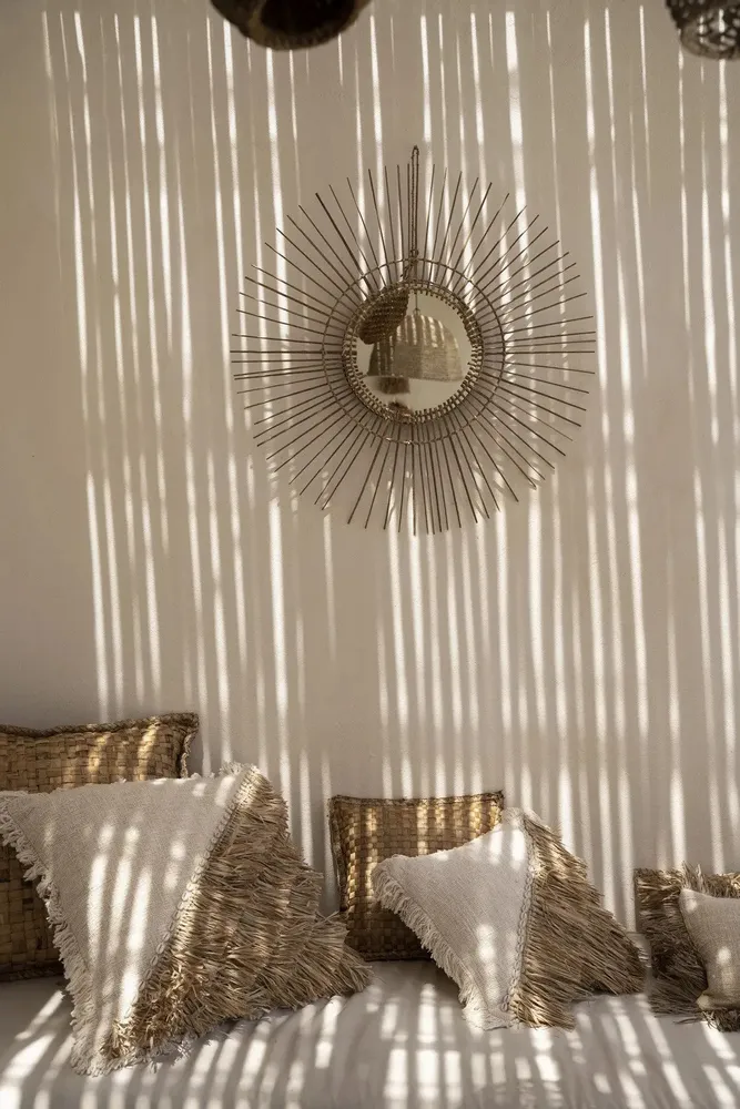 Mirrors - The Tropical Mirror - Natural - L - BAZAR BIZAR LIVING