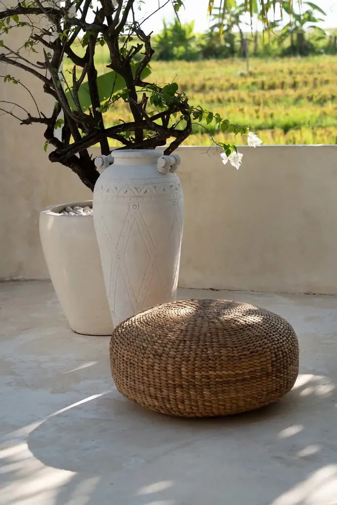 Poufs - Le Pouf Jacinthe - Naturel - M - BAZAR BIZAR LIVING