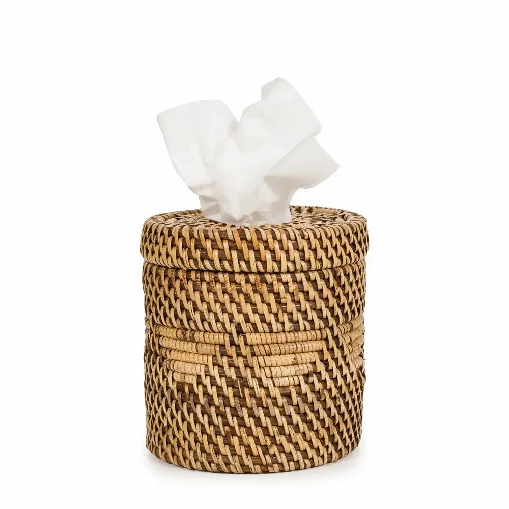 Coffrets et boîtes - La Boîte À Mouchoirs Colonial - Brun Naturel - BAZAR BIZAR LIVING